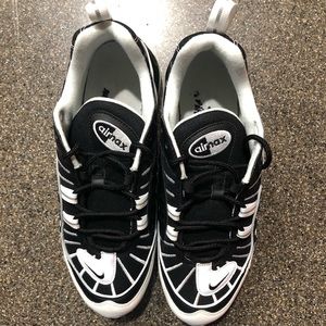 Nike Air Max 1998 Reflect Black And White Size 9.5